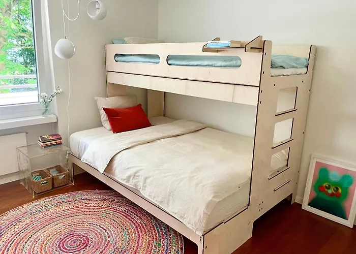 Luxury, Quiet Flat Overlooking Lägenhet *